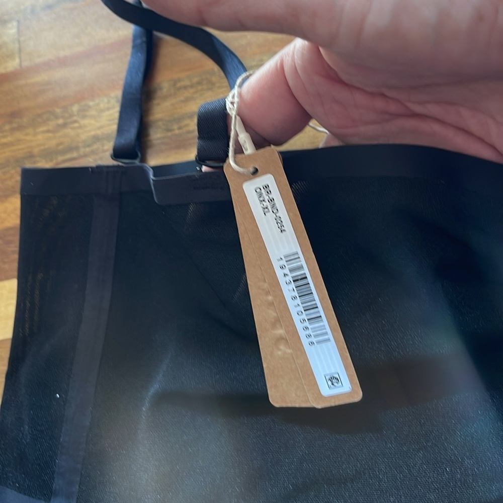 Skim Sheer Sculpt Blk Onyx Bra/Bandeau. Size XL - Picture 7 of 7